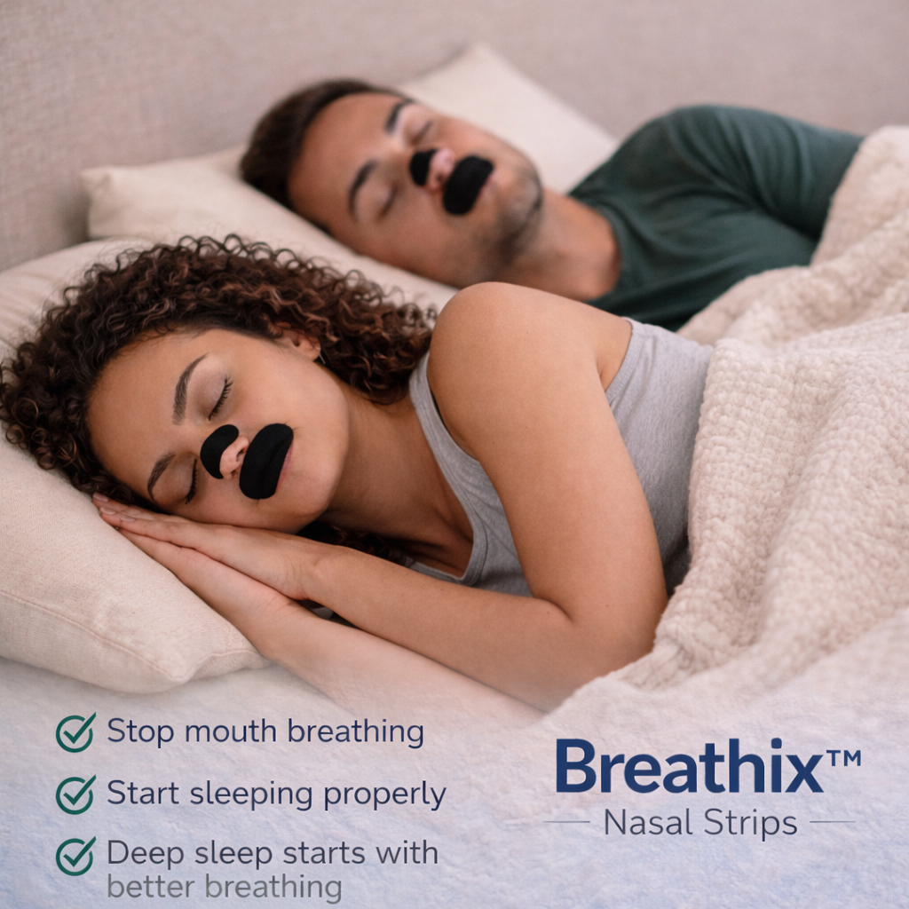 Breathix™ Nasal Strips – Black (30 Pack)